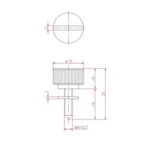ジョー・プリンス竹下 Hー460ーSUSー5 ステンレスローレットツマミ M4 1044601305 1セット(50個)（直送品）