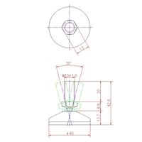 ジョー・プリンス竹下 Hー59ー3 ロータリープレイン M10×20 1040591303 1セット(10個)（直送品）