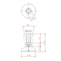 ジョー・プリンス竹下 Hー59ー4 ロータリープレイン M8×19 1040591304 1セット(20個)（直送品）