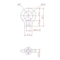 ジョー・プリンス竹下 Hー61ーSUSーM8 ステンレスアイナット M8 1040612307 1セット(20個)（直送品）