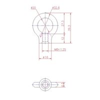 ジョー・プリンス竹下 Hー61ーM8 鉄アイナット M8 1040617207 1セット(20個)（直送品）