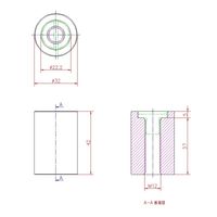 ジョー・プリンス竹下 Hー463ーSUS ステンレスインサート φ32×42L×M12ショート 1044632300 1セット(5個)（直送品）