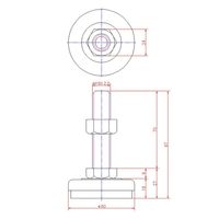 ジョー・プリンス竹下 Hー65ー5 スーパーグライズ M16×70mm 1040651205 1セット(20個)（直送品）
