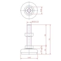 ジョー・プリンス竹下 Hー65ーSUSー2 ステンレススーパーグライズ M10×50mm 1040651302 1セット(20個)（直送品）