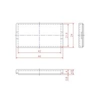 ジョー・プリンス竹下 Hー83ー2 接着式カードホルダー 1040831602 1セット(200個)（直送品）