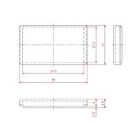 ジョー・プリンス竹下 Hー83ー3 接着式カードホルダー 1040831603 1セット(200個)（直送品）