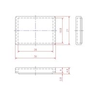 ジョー・プリンス竹下 Hー83ー4 接着式カードホルダー 1040831604 1セット(200個)（直送品）