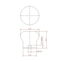 ジョー・プリンス竹下 Hー116ーSUSー4 ステンレスツマミ 1041162304 1セット(10個)（直送品）