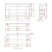 ジョー・プリンス竹下 Hー118ーSUS ステンレス引手 1041181300 1セット(20個)（直送品）