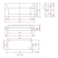 ジョー・プリンス竹下 Hー122 引手 1041222100 1セット(10個)（直送品）