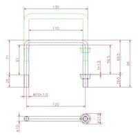 ジョー・プリンス竹下 Hー135ーSUSー2■ステンレス丸棒取手(落込タイプ)φ10 1041351302 1セット(10個)（直送品）