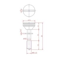ジョー・プリンス竹下 Hー150ーSUSー4 ステンレス脱落ビス M6 1041501304 1セット(50個)（直送品）