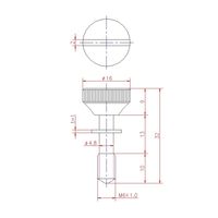 ジョー・プリンス竹下 Hー150ーSUSー5 ステンレス脱落ビス M6 1041501305 1セット(50個)（直送品）