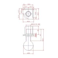 ジョー・プリンス竹下 Hー160ーSUSー2 ステンレスアジャストボール 短 1041601302 1セット(10個)（直送品）
