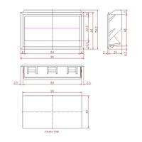ジョー・プリンス竹下 Hー172 樹脂製引手 1041721600 1セット(20個)（直送品）