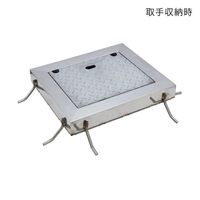 ジョー・プリンス竹下 Hー341ーSUS ステンレス可倒式取手 1043411300 1個（直送品）