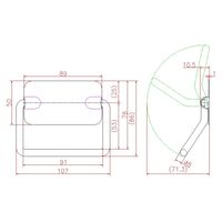 ジョー・プリンス竹下 Hー382ーSUS ステンレストランク取手 1043821300 1セット(10個)（直送品）