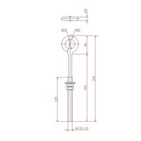 ジョー・プリンス竹下 Hー443ーSUSー1 ステンレスつばなしロングアイボルト M10 1044431301 1セット(20個)（直送品）