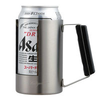 パール金属 ビールジョッキ 360ml 真空断熱 ビンテージバー ステンレス 缶ホルダー 363387 1個（直送品）