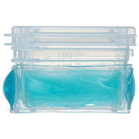 スケーター 離乳食ケース L 保冷剤付 四角 持ち運び クリア 日本製 365216 1個（直送品）