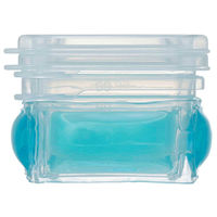 スケーター 離乳食ケース M 保冷剤付 四角 持ち運び クリア 日本製 365217 1個（直送品）