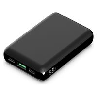 磁気研究所 PD30W高出力対応 10000mahモバイルバッテリー 残量デジタル表示付き HD-PD30W10000FTBK 1個