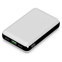 磁気研究所 PD30W高出力対応 10000mahモバイルバッテリー 残量デジタル表示付き HD-PD30W10000FTWH 1個