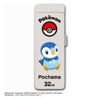 磁気研究所 ポケットモンスター USB 2.0メモリー 32GB スライド式 ポッチャマ PK2UF127S32G2PO 1個（直送品）