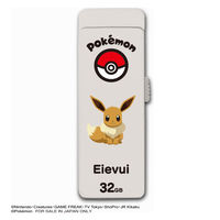 磁気研究所 ポケットモンスター USB 2.0メモリー 32GB スライド式 イーブイ PK2UF127S32G2E 1個