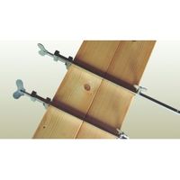 新潟精機 締ハタ金 連動金具付 600mm FCIー600 FCI-600 1本（直送品）