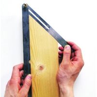 新潟精機 目盛付自由スコヤ FSー150M FS-150M 1本（直送品）