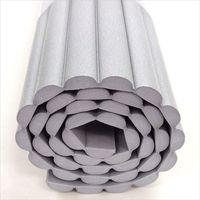 カーボーイ 波型クッション ライトグレー 704 1セット(2枚)（直送品）