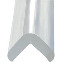 カーボーイ 安心クッションL字型90cm 細 クリア 550 1セット(2本)（直送品）