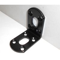 和気産業 取付用 補助金具ステイ BSー522 NO22 黒 BS-522 1セット(2個)（直送品）