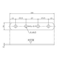 和気産業 取付用 補助金具ステイ BSー657 NO57 クローム BS-657 1セット(3個)（直送品）