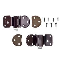 和気産業 鉄アングル丁番 15mm×20mm GB ifー030 if-030 1セット(2個)（直送品）