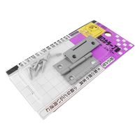 和気産業 薄口カラー丁番 38mm シルバー VE-003 1セット(3個)（直送品）