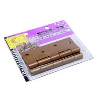 和気産業 厚口カラー丁番 102mm ゴールド VE-016 1セット(4枚:2枚×2個)（直送品）