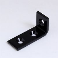 和気産業 ユニクロ特厚金折 黒 20×40mm IH-088 1セット(3個)（直送品）