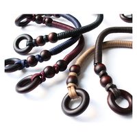 植村 INAZUMA ワックスコード持ち手 黒 38cm 2本1組入 BM3851-26 1セット(3組)（直送品）