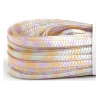 ハマナカ TUBE BERRY チューブベリー 約30m Col.1 5mm幅 2466 H2466-1 1セット(3巻)（直送品）