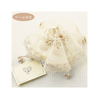 ウェディングキット Wedding Rose (ウェディングローズ) ローズのベールリングピロー H431-132 1セット(3個)（直送品）