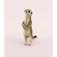 ハマナカ フェルト羊毛でつくるほのぼの動物 ミーアキャット H441-569 1セット(3個)（直送品）