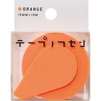 ヤマト テープノフセン 15mm×10m ケース入り オレンジ TF-15-ORN 1個