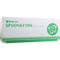 大黒工業 業務用 Eタイプ スプーン 160mm 白 バラ 3770221 1箱（500本）