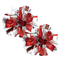 アーテック ハンドフリーチアポンポン　レッドシルバー 9006 1組