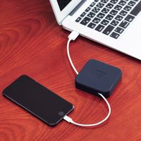 リヒトラブ ALTNA ケーブルリール<マグネット付> シリコン製 ブラック A7757-24 1個