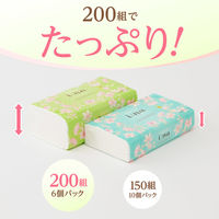 エリエール イーナ ソフトパック ティッシュペーパー 200組 1パック（6個入）大王製紙