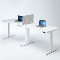 サンワサプライ デスクパーティション フェルト 幅600×奥行109×高さ360mm ライトグレー×ホワイト SPT-DPJRF60L 1枚（直送品）