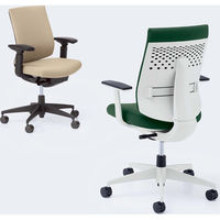 【組立設置込】コクヨ ウィザード４ アディショナルバック T型肘 ランバー付 ナイロンキャスター C06-W412CW-E1G41K1 1脚（直送品）